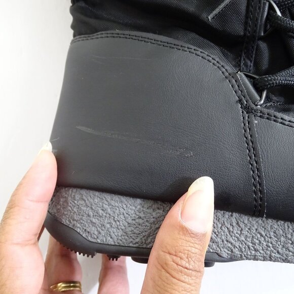 Moon Boot Waterproof Winter Ski Snow Boots With Faux Fur Trim Women Size 7 - Picture 14 of 14